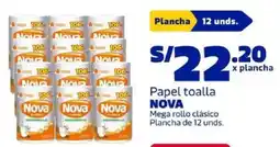 Makro Nova papel toalla mega rollo clásico oferta
