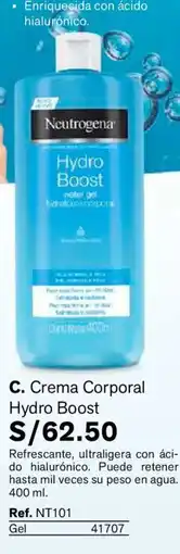 Leonisa Crema corporal hydro boost oferta