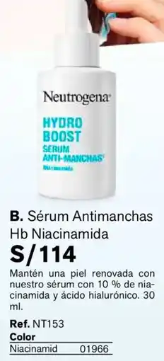 Leonisa Sérum antimanchas hb niacinamida oferta