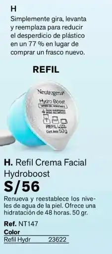 Leonisa Refil crema facial hydroboost oferta