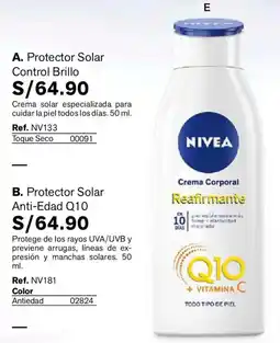 Leonisa Nivea crema corporal reafirmante q10 + vitamina c oferta