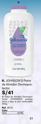 Leonisa Johnson's polvo de almidón dermoprotector oferta