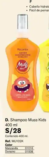 Leonisa Shampoo Muss Kids oferta