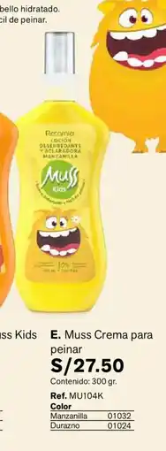 Leonisa Muss Crema para peinar oferta