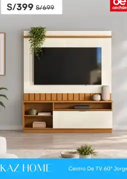 Oechsle Kaz Home Centro De TV 60" Jorge oferta
