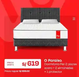 Wong Paraíso Dormitorio Per 2 plazas acero oferta