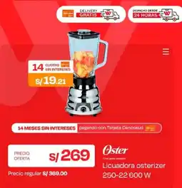 Wong Oster licuadora osterizer oferta