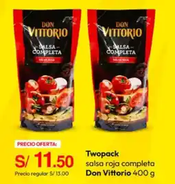 Metro Don Vittorio salsa roja completa oferta