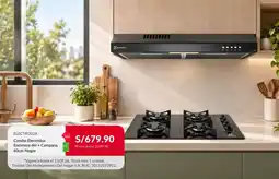 Sodimac Electrolux Combo Electrolux Encimera 4H + Campana 60cm Negro oferta