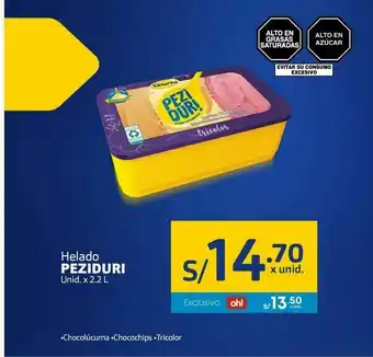 Makro Helado peziduri oferta