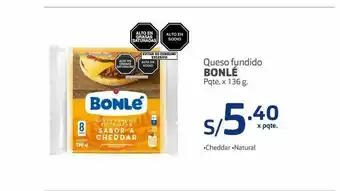 Makro Queso fundido bonlé oferta