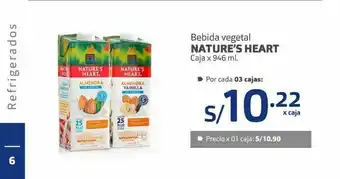 Bebida vegetal nature's heart
