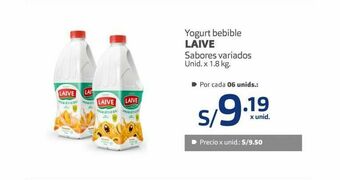 Makro Yogurt bebible laive oferta