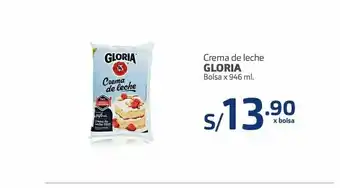 Makro Crema de leche gloria oferta