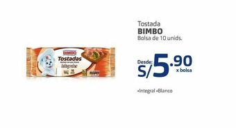 Makro Tostadas bimbo oferta