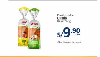 Makro Pan de molde unión oferta