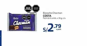 Makro Bizcocho chocman costa oferta