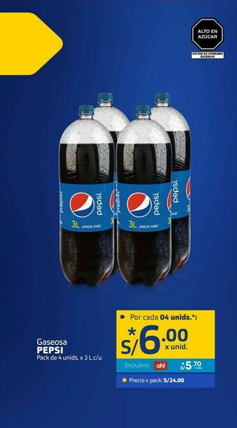 Makro Gaseosa pepsi oferta