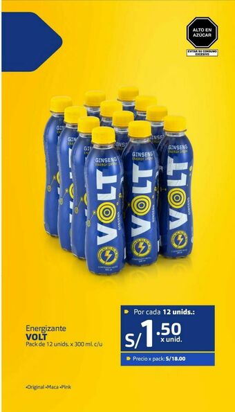Makro Energizante volt oferta