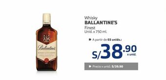Makro Whisky ballantine's oferta