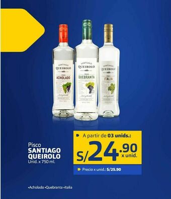 Makro Pisco santiago queirolo oferta