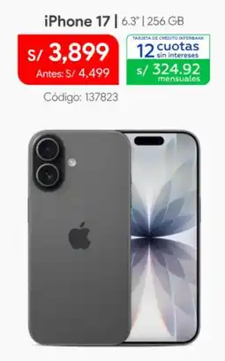 Hiraoka iPhone 17 6.3 256 GB oferta