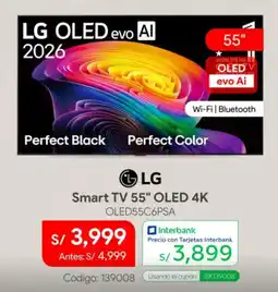 Hiraoka LG Smart TV 55" OLED 4K oferta