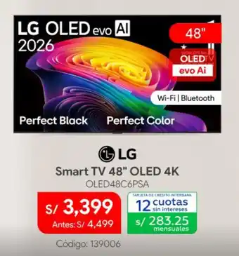 LG Smart TV 48" OLED 4K