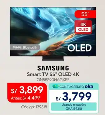 Samsung smart tv 55" oled 4k