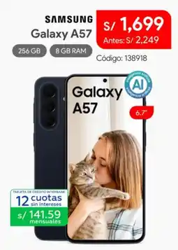 Hiraoka Samsung galaxy a57 oferta