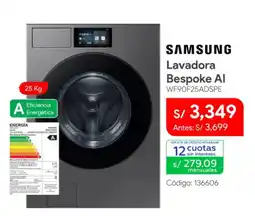 Hiraoka Samsung lavadora bespoke ai oferta
