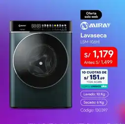 Hiraoka Miray lavaseca lsm-106hi oferta