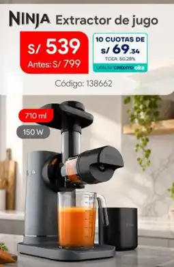 Hiraoka Ninja extractor de jugo oferta