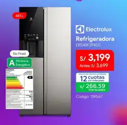 Hiraoka Electrolux refrigeradora oferta