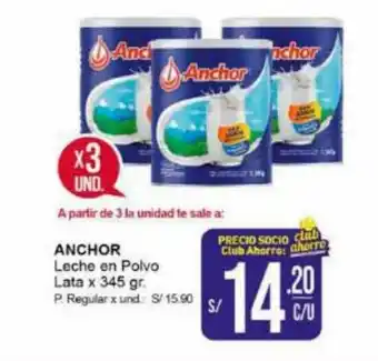 Mayorsa ANCHOR Leche en Polvo Lata x 345gr oferta