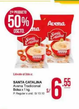 Mayorsa SANTA CATALINA Avena Tradicional Bolsa x 1kg oferta