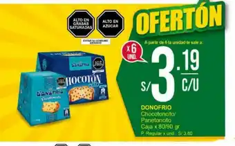 Mayorsa DONOFRIO Chocotoncito / Panetoncito Caja x 80/90 gr oferta