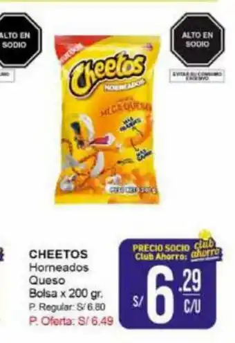 Mayorsa CHEETOS Horneados Queso Bolsa x 200gr oferta