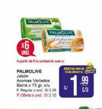 Mayorsa PALMOLIVE Jabon Aromas Variados Barra x 75gr c/u oferta