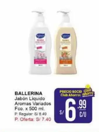 Mayorsa BALLERINA Jabon Liquido ARomas Variados Rco x 500 ml oferta