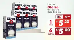 Vega Gloria Leche uht entera oferta