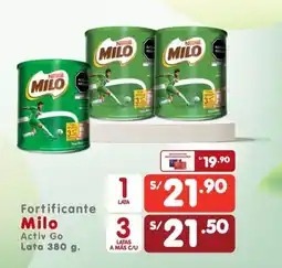 Vega Milo Fortificante Activ Go oferta