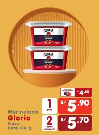 Mermelada Gloria Fresa
