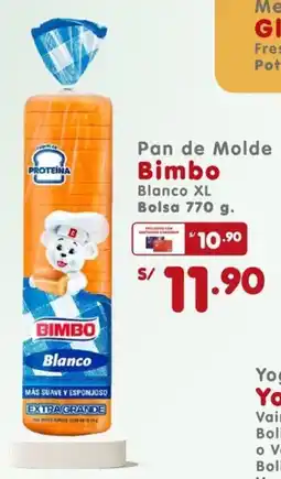 Vega Bimbo pan de molde blanco xl oferta