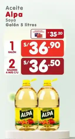Vega Alpa aceite soya oferta