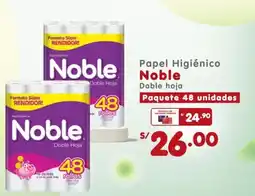 Vega Noble papel higiénico doble hoja oferta