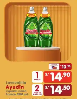 Vega Ayudín lavavajilla líquida limón oferta