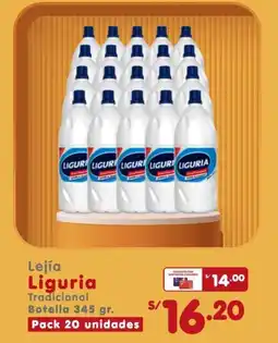 Vega Liguria lejía tradicional oferta
