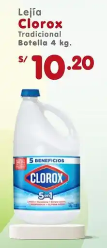 Vega Clorox lejía tradicional oferta