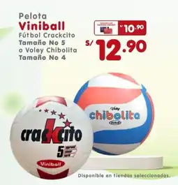 Vega Viniball Pelota Fútbol Crackcito o Voley Chibolita oferta